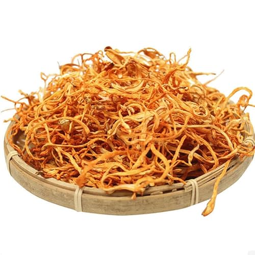 HELLOYOUNG natürlicher chinesischer Kräutertee aus getrockneten Cordyceps-Blüten Alte Formel voller Nährstoffe grünes Lebensmittel ohne Zusatzstoffe (500g) von HELLOYOUNG