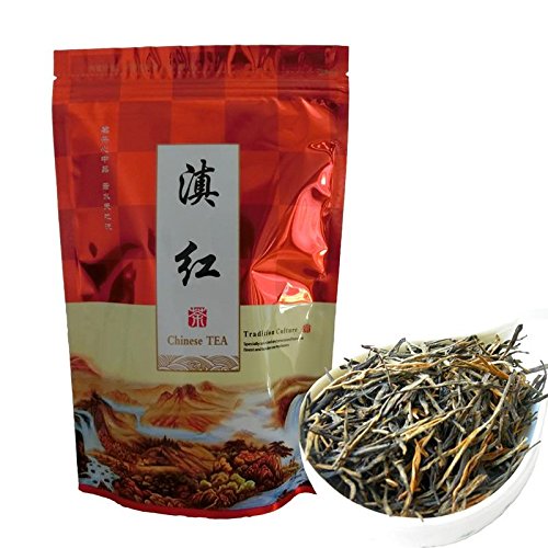 Klassischer 58 Reihen Dianhong schwarzer Tee 250g (0.55lb) Erstklassiger Dian Hong Tee, berühmter Yunnan schwarzer Tee dianhong Roter Tee Grünes Lebensmittel von HELLOYOUNG