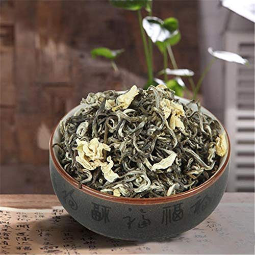 Vorfrühlings-Grün-Tee mit Jasminblumentee Mao Feng Huangshan Maofeng 50g (0.11LB) Jasmintee fraganance Tee Chinesischer Tee Jasmin blüht Tee duftenden Tee von HELLOYOUNG