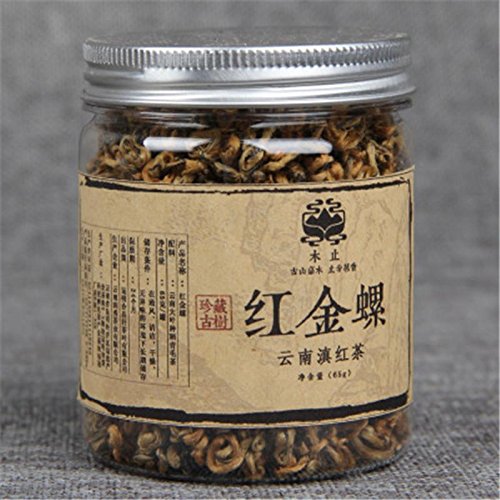 Yunnan Fengqing Dianhong Tee Gold Schraube Biluochun Knospe Schwarzer Tee rot Pickel Tee 65g (0.14lb) Grünes Essen Dian Hong Roter Tee von HELLOYOUNG