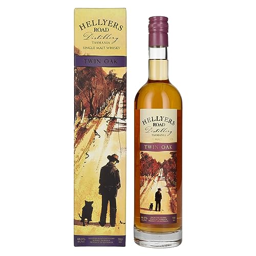 Hellyers Road TWIN OAK Tasmania Single Malt Whisky 48,9% Vol. 0,7l in Geschenkbox von Hellyers Road