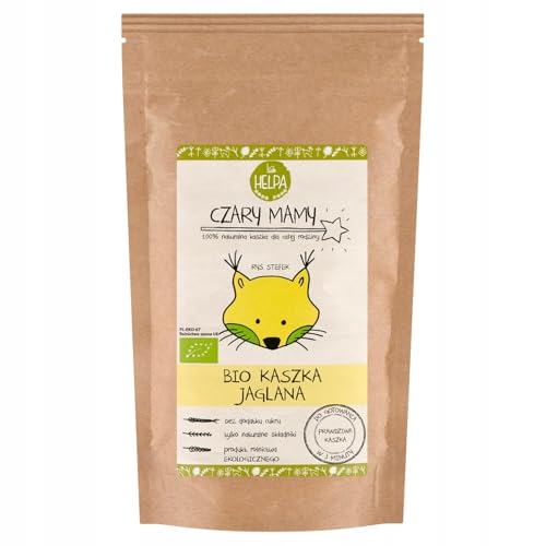 HELPA BIO Hirsebrei 200 g - Babybrei – Hirse – 100% Brei Baby ohne Zusätze – Ohne Zucker – Brei für Kinder – Säuglinge - Frühstücksbrei - Bio-Getreide-Breie HELPA BIO Hirsebrei 200 g - Babybrei – Hirse – 100% Brei Baby ohne Zusätze – Ohne Zucker – Brei für Kinder – Säuglinge - Frühstücksbrei - Bio-Getreide-Breie von HELPA