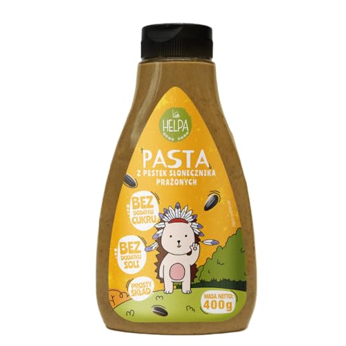 HELPA Sonnen-Blumen-Kernpaste Geröstet 400g - Brotaufstrich – Mus aus 100 % Sonnenblumenkernen – Ohne Zucker und Salz – Reine Zutaten – Für Saucen, Dips und Desserts HELPA Sonnen-Blumen-Kernpaste Geröstet 400g - Brotaufstrich – Mus aus 100 % Sonnenblumenkernen – Ohne Zucker und Salz – Reine Zutaten – Für Saucen, Dips und Desserts von HELPA
