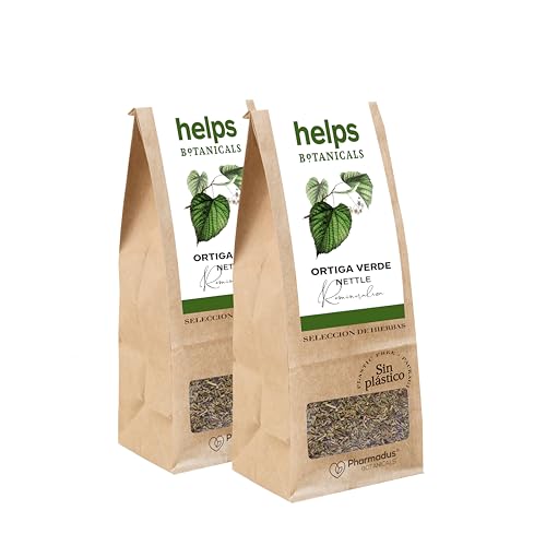 HELPS INFUSIONEN - Bulk Green Nettle Infusion. Brennnesseltee mit harntreibender Wirkung. 100 Gramm Schüttgutsack. von HELPS PHARMADUS BOTANICALS