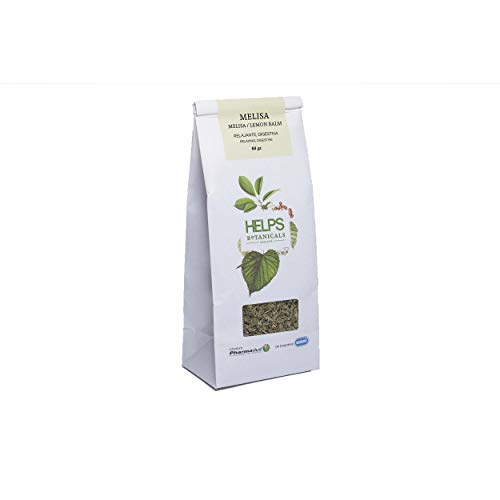 HELPS INFUSIONEN - Bulk Melissa Infusion. Verbessert die Verdauung und sorgt für Entspannung. Großsack von 100 Gramm. von HELPS PHARMADUS BOTANICALS