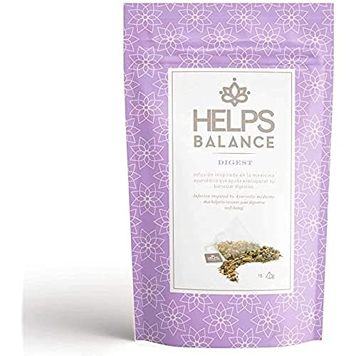 HELPS INFUSIONEN - Verdauungsinfusion auf Basis von Kamille, Apfel, Orangenschale, Rooibos, Ingwer und Zimt. HELPS Harmonie. 12 Pyramiden von HELPS PHARMADUS BOTANICALS