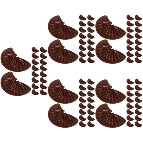 HEMOTON 120 STK Nachgemachte Schokoladenstückchen Multifunktionale Gefälschte Schokolade Multifunktionales, Interessantes Schokoladendekor Tafelschokolade PVC Schreibtisch Gebäck von HEMOTON
