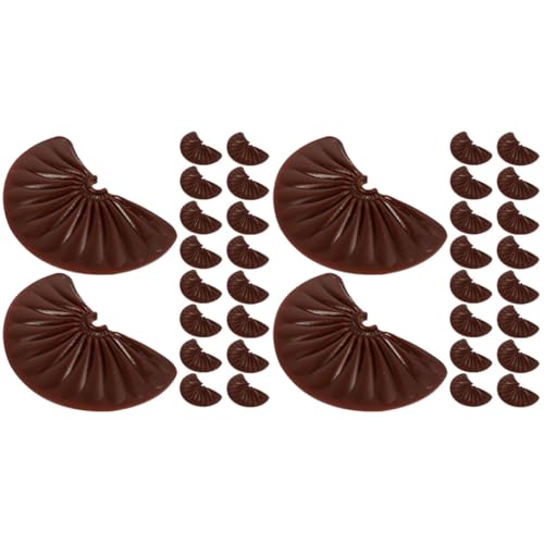 HEMOTON 48 Stk Nachgemachte Schokoladenstückchen falsches Essen multifunktionales Schokoladendekor Essen spielen Simulationsgebäck Lebensmittel Modell schmücken PVC von HEMOTON