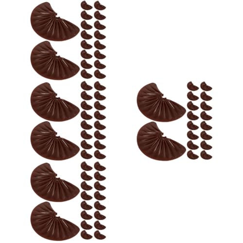 HEMOTON 96 Stk Nachgemachte Schokoladenstückchen gefälschte Desktop-Schokolade Schokoladendekor für den Tisch Schüttgut Simulationsgebäck Kleiner Urlaub Essen spielen Modell von HEMOTON