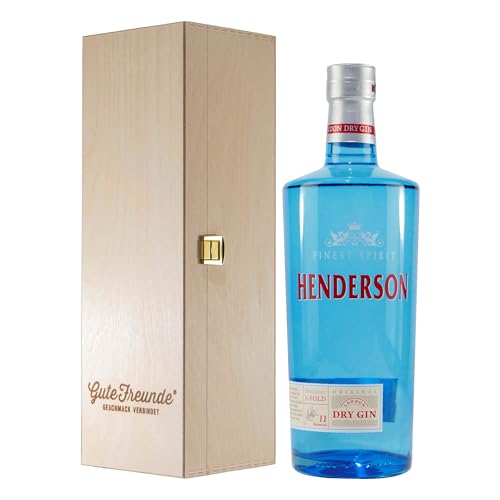 Henderson London Dry Gin mit Geschenk-Holzkiste Henderson London Dry Gin mit Geschenk-Holzkiste von HENDERSON