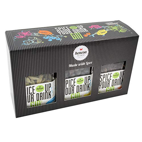 Bio Drink Set Gin im Korkenglas - Spice up your Drink von HENOSA