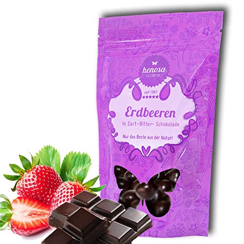 Erdbeeren in Zartbitterschokolade von HENOSA