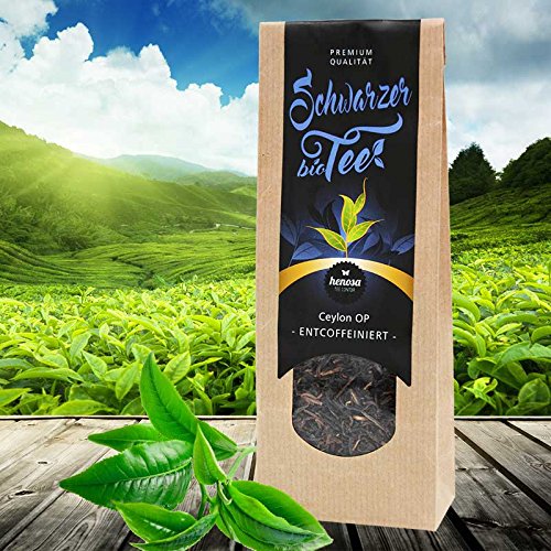 Schwarztee Ceylon OP entkoffeiniert von Henosa