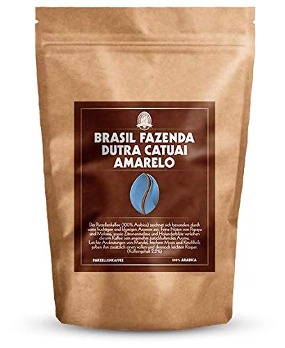 Henry´s Kaffee - Brasil Fazenda Dutra Catuai Amarelo 500g - fruchtigen und blumigen Aromen - starker Kaffee - handwerklich geröstet - Kaffeebohnen von Henrys