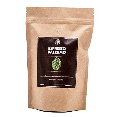 Henry´s Espresso Palermo 250g - italienische Röstung - starken Aroma - wenig Säure - erlesene Qualität - Handwerklich in Deutschland geröstet - Kaffeebohnen direkt vom Bauern von HENRY'S COFFEE WORLD Fresh Bean Roaster