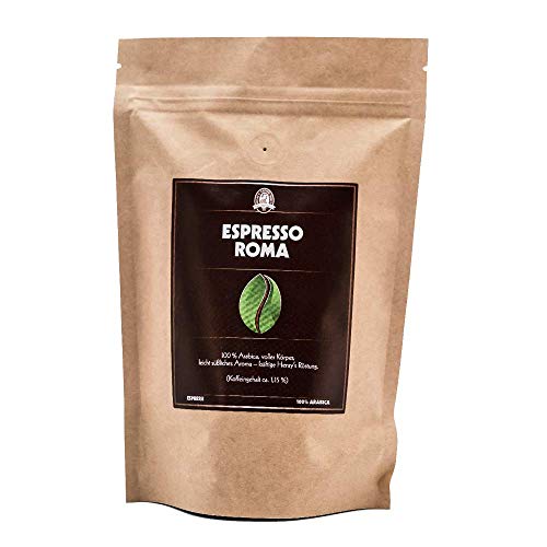 Henry´s Espresso Roma 250g - schonende Röstung - voller Körper - wenig Säure - erlesene Qualität - Kaffeebohnen direkt vom Bauern von HENRY'S COFFEE WORLD Fresh Bean Roaster