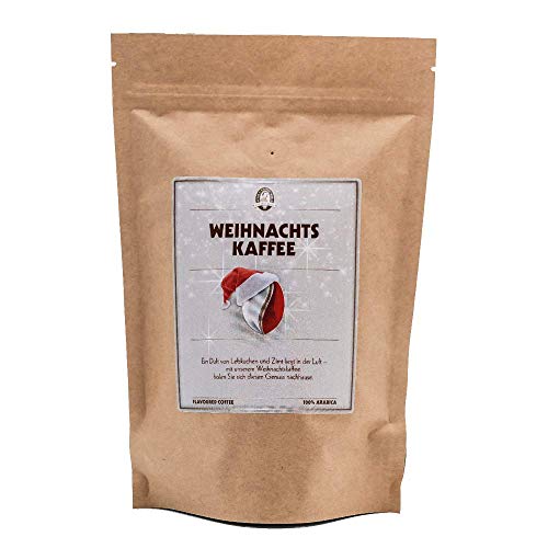 Henry´s Weihnachtskaffee 250g - Gourmet Kaffee mit feinsten Aromen verfeinert - handwerkliche Röstung - Premium Kaffeebohnen von HENRY'S COFFEE WORLD Fresh Bean Roaster