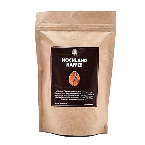 Henry´s Hochland Kaffee 250g - lebhafte Aroma - unaufdringliche Säure - erlesene Qualität - Handwerklich in Deutschland geröstet - Kaffeebohnen direkt vom Bauern von HENRY'S COFFEE WORLD Fresh Bean Roaster