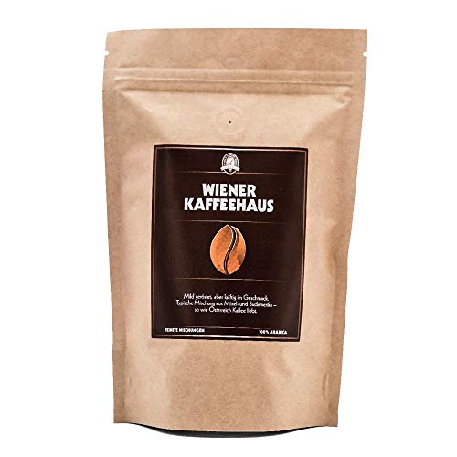 Henry´s Wiener Kaffeehaus milde Röstung 1000g - Premium Kaffeebohnen - 100% Arabica - handwerklich geröstet von HENRY'S COFFEE WORLD Fresh Bean Roaster