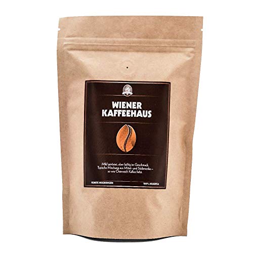 Henry´s Wiener Kaffeehaus 250g - milde Röstung - Premium Kaffeebohnen - 100% Arabica - handwerklich geröstet von HENRY'S COFFEE WORLD Fresh Bean Roaster