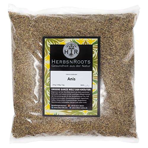 Echter Anis 1000g • Pimpinella anisum • geprüfte Qualität • intensiver Geschmack • HerbsnRoots von HERBSNROOTS