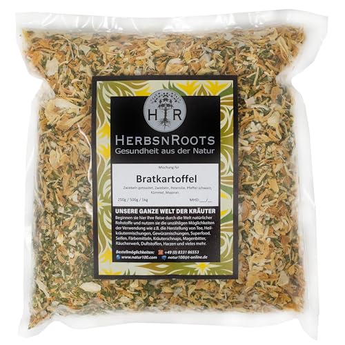 Bratkartoffel Gewürzmischung • 1000g • Kartoffel- / Pommesgewürz • Mediterrane Küche • premium Qualität • HerbsnRoots von HERBSNROOTS