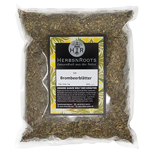 Brombeer Blätter 500g • Frauen-Tee • Erste Wahl • intensiver Geschmack • HerbsnRoots von HERBSNROOTS