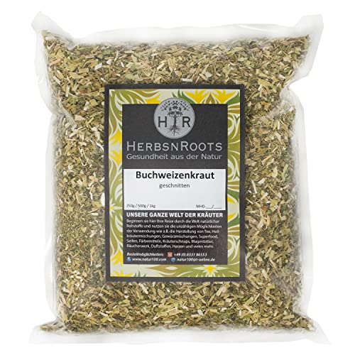 Buchweizenkraut 500g • "Haut" • geprüfte Qualität • vielseitig Verwendbar • HerbsnRoots von HERBSNROOTS