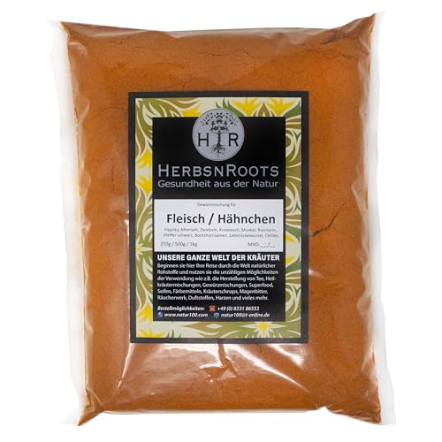 Fleisch-Hähnchen Gewürz • 1000g • Gewürzmischung • Hähnchengewürz • premium Qualität • HerbsnRoots von HERBSNROOTS