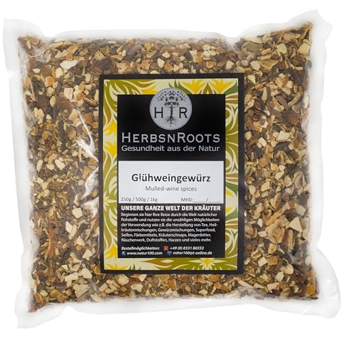 Glühwein Gewürzmischung • 1000g • für Glühwein, Punsch und Bowle • Erste Wahl • HerbsnRoots von HERBSNROOTS