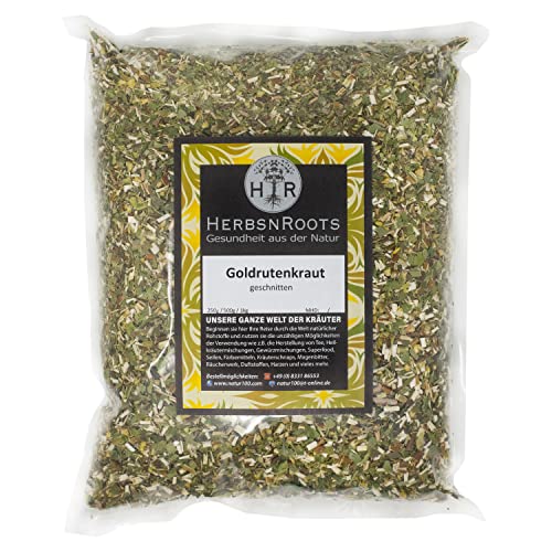 Goldrutenkraut 1000g • "Niere & Blase" • Erste Wahl • hoher Wirkstoffanteil • ähnlich Schwedenkräuter • HerbsnRoots von HERBSNROOTS