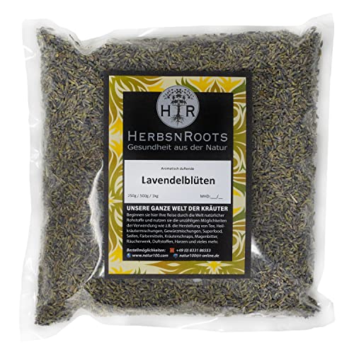 Lavendelblüten 1000g • "Schlaf" Kräutertee • Erste Wahl • intensiver Duft • HerbsnRoots von HERBSNROOTS