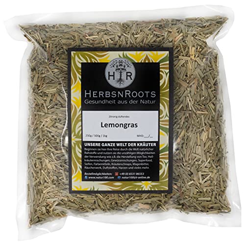 Lemongras 1000g • "Asiatisch" • geprüfte Qualität • intensiver Geschmack • HerbsnRoots von HERBSNROOTS