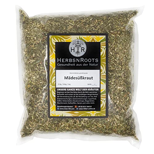 Mädesüss-Kraut 1000g • "Kopfschmerz-Tee"• geprüfte Qualität • hoher Wirkstoffanteil • HerbsnRoots von HERBSNROOTS