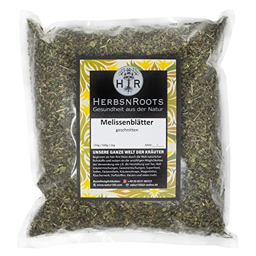 Melissenblätter 1000g • "Gleichgewicht" • geprüfte Qualität • intensiver Geschmack • HerbsnRoots von HERBSNROOTS