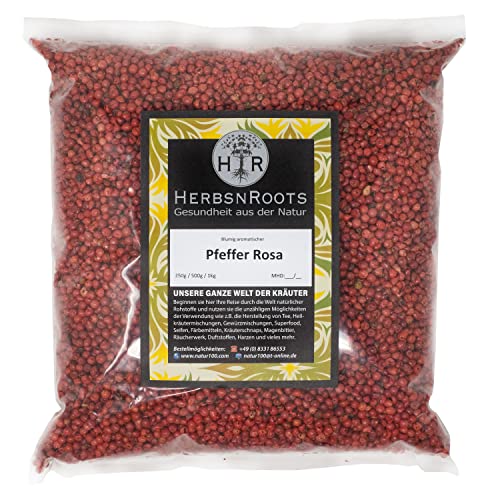 HerbsnRoots • Pfeffer rosa rot "Schinus" • Kräuter-Tee • Made in Germany • 1000g von HERBSNROOTS
