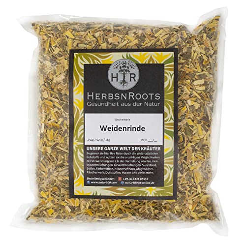 Weidenrinde 500g • "Rheuma" Kräutertee • Erste Wahl • hoher Wirkstoffanteil • ähnlich Schwedenkräuter • HerbsnRoots von HERBSNROOTS