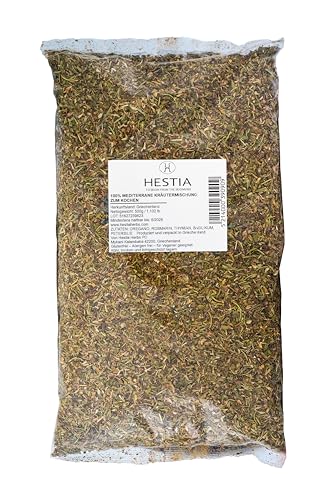 Hestia Herbs Horeca Griechische Mediterrane Kräutermischung zum Kochen, 500 g von HESTIA