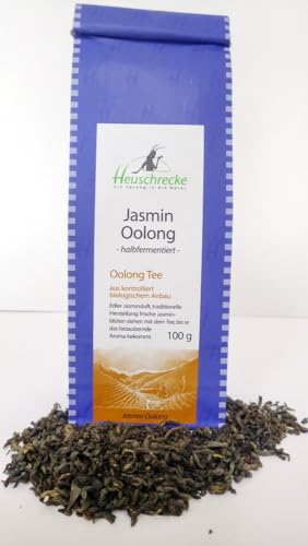 HEUSCHRECKE Bio China Jasmin Oolong Tee (1 x 100 gr) von HEUSCHRECKE