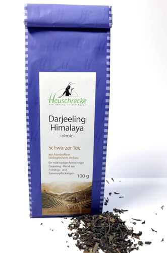 HEUSCHRECKE Bio Darjeeling Himalaya classic, Schwarztee (6 x 100 gr) von HEUSCHRECKE