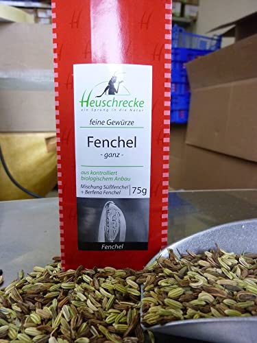 HEUSCHRECKE Bio Fenchel, ganz, Mischung 75g (1 x 75 gr) von Heuschrecke