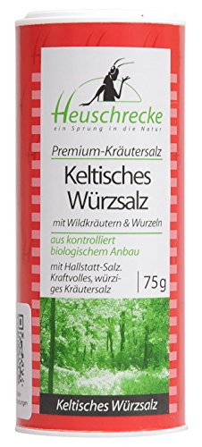 HEUSCHRECKE Bio Keltisches Würzsalz, kbA, Dose (1 x 75 gr) von Heuschrecke