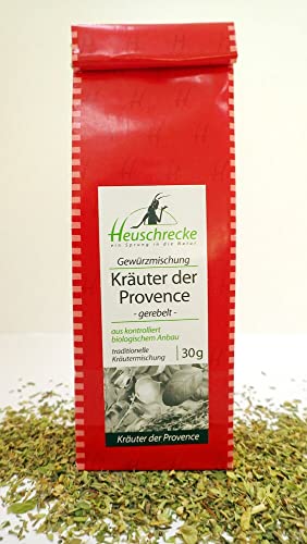 HEUSCHRECKE Bio Kräuter der Provence, gerebelt (6 x 30 gr) von Heuschrecke