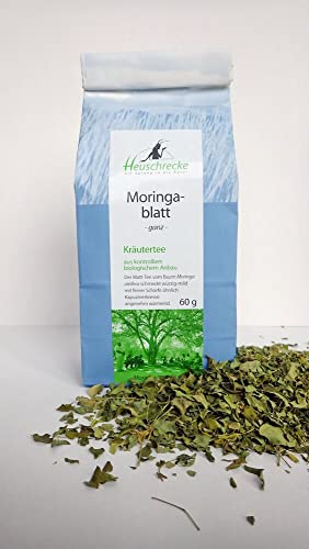 HEUSCHRECKE Bio Moringa- Blatt Tee (6 x 60 gr) von HEUSCHRECKE