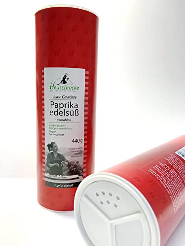 HEUSCHRECKE Bio Paprika edelsüß, Gastro, Spitzenqualität (6 x 440 gr) von Heuschrecke