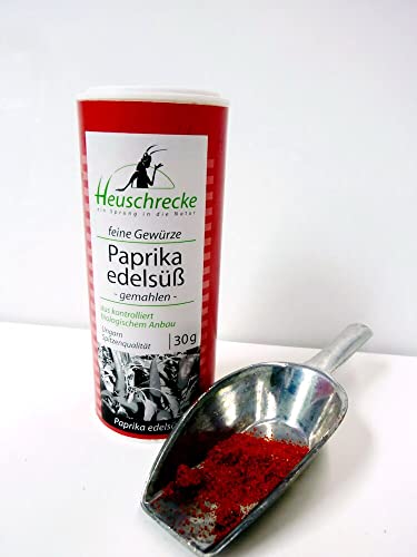 HEUSCHRECKE Bio Paprika edelsüß, ungarisch, gemahlen (6 x 30 gr) von Heuschrecke