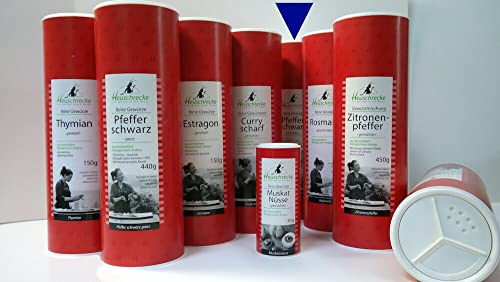 HEUSCHRECKE Bio Pfeffer, schwarz gemahlen, Gastro (1 x 450 gr) von Heuschrecke