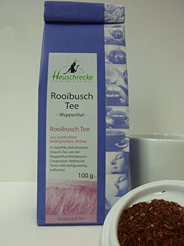 HEUSCHRECKE Bio Rooibusch, rot Kräutertee (6 x 100 gr) von HEUSCHRECKE