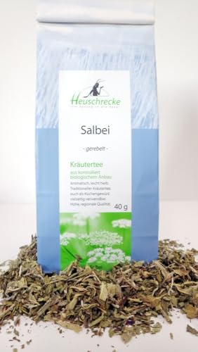 HEUSCHRECKE Bio Salbei, gerebelt (6 x 40 gr) von HEUSCHRECKE