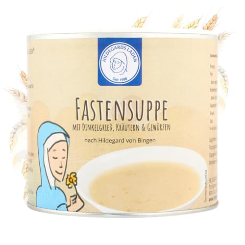 Fastensuppe | Hildegard Fastensuppe | Dinkelgrießsuppe mit Hildegard-typischen Gewürzen | 100% natürlich | nach Hildegard von Bingen | 38 Teller | 380g von HILDEGARDS LADEN